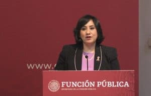 Irma Eréndira Sandoval secretaria de la Función Pública 610x389 Investigan a directivos del Hospital Infantil y de la empresa PiSA