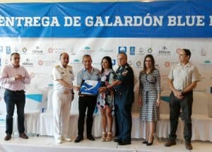 COMUNICADO 1282 Entrega Galardón Blue Flag 4 Playa de Oro y Palmares, revalidan certificación Blue Flag