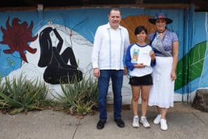 INAUGURAN CIUDAD MURAL 6 Inaugura Jaime Cuevas Ciudad Mural en La Cruz de Huanacaxtle
