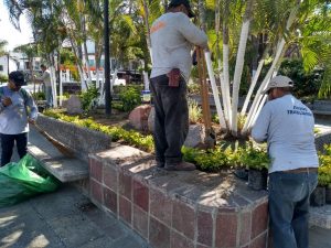 COMUNICADO 1382 Limpieza y desinfección espacios públicos 7 Mantiene Ayuntamiento acciones preventivas contra el COVID-19