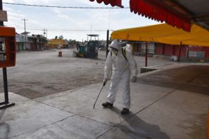 DSC 5274 scaled Realizan desinfección del Centro Comercial Agropecuario