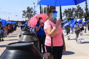 Sana distancia Tere Jiménez entregó tinacos y apoyos alimenticios en Morelos I