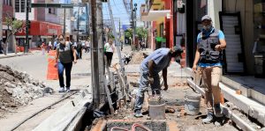 rehabilitación calles Tere Jiménez consolida rehabilitación del centro de la ciudad