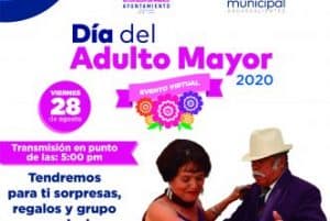 Adulto mayor DIF Municipal de Aguascalientes invita a festejo virtual por el Día del Adulto Mayor