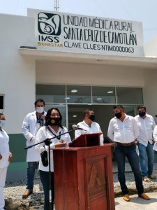 UNIDAD MEDICA RURAL 06 Inauguran la Unidad Médica Rural en Santa Cruz de Camotlán, Ahuacatlán