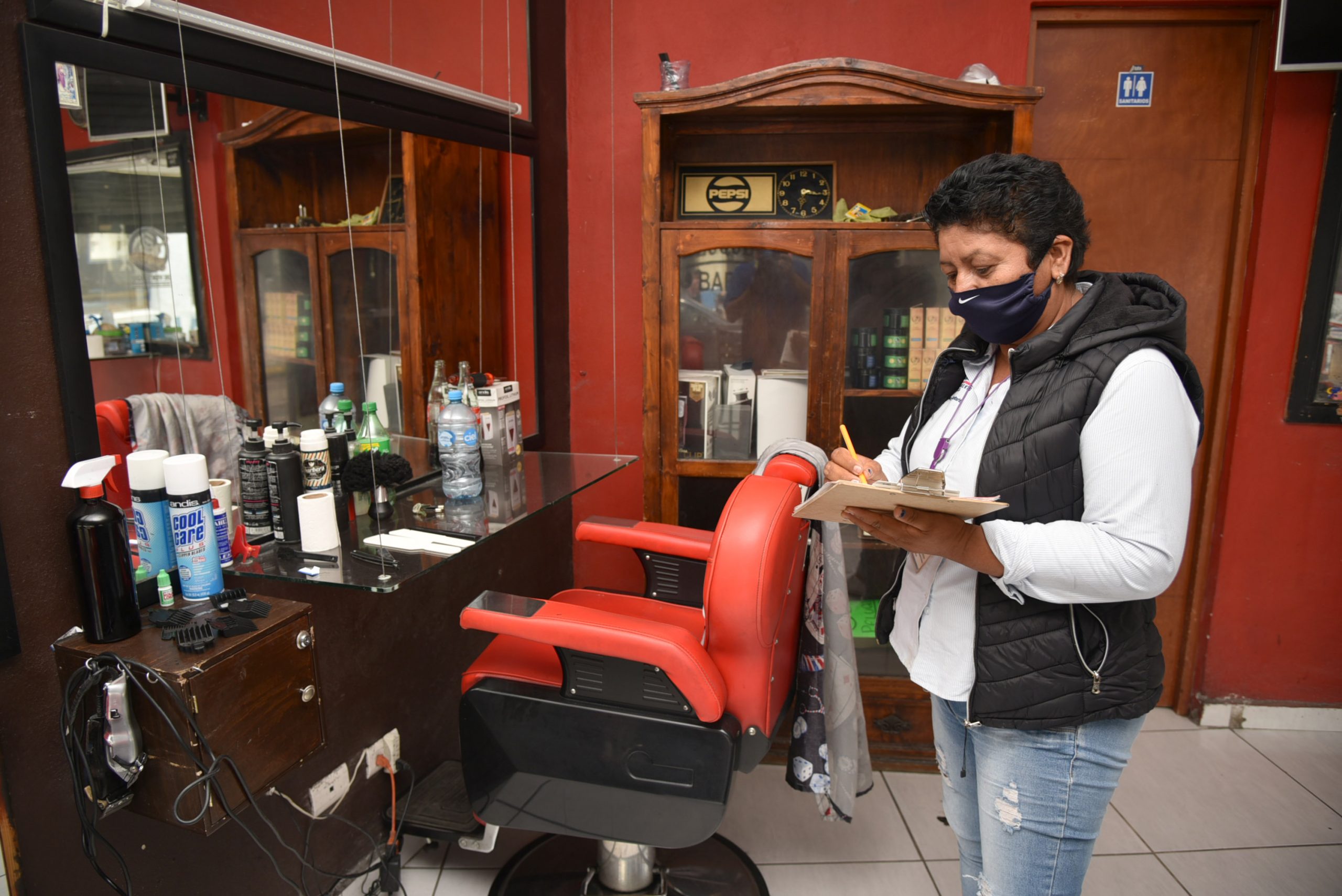 verificacion barberias Municipio continúa verificando medidas sanitarias en estéticas y barberias