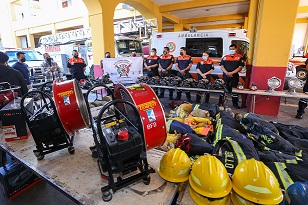 bomberos pc2 Donan equipo por más de 1 MDP a Bomberos y Protección de PV