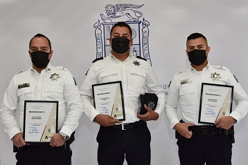 policias 1 Municipio de Aguascalientes reconoce labor de sus policías