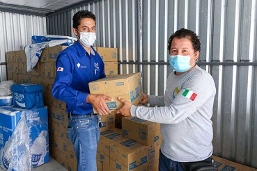 regalo producto Empresa dona bebidas hidratantes a Seguridad Ciudadana