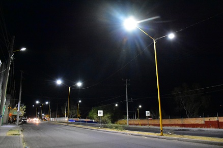 luminaris led Municipio de Aguascalientes reporta avance del 98.9% en instalación de luminaria LED