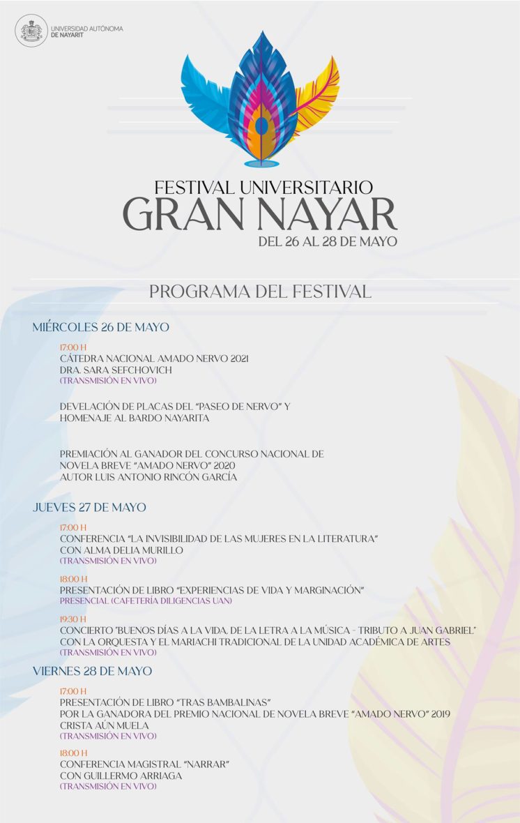 Programa Gran Nayar scaled Hoy inicia el Festival Universitario Gran Nayar 2021