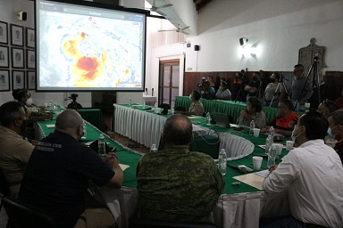 COMITE CIENTIFICO PV BB 27 JUN 2021 8 Previenen autoridades por paso de huracán ‘Enrique’ frente a las costas