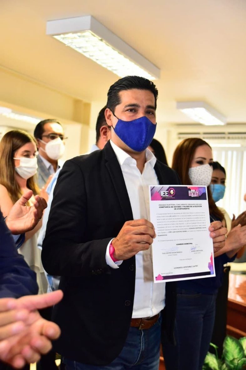 LEO ELECTO 5 scaled Leo Montañez es el Presidente Municipal Electo de Aguascalientes; recibe constancia de mayoría y validez de la elección