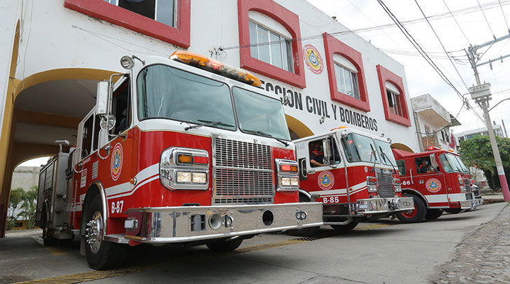 bomberos Fortalecen con más equipamiento Protección Civil y Bomberos