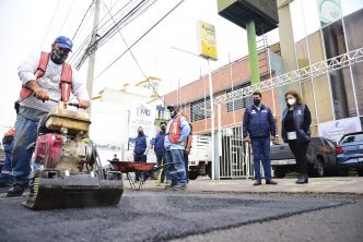 trabajo bacheo Municipio continúa trabajos de bacheo intensivo por diferentes puntos de la ciudad