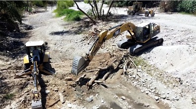 Direccion de Obras Publicas 2 Gobierno municipal mitiga riesgos en el río Pitillal