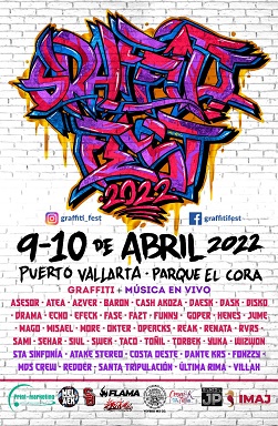 grafitti fest 2 Vivirá Puerto Vallarta el ‘Graffiti Fest’