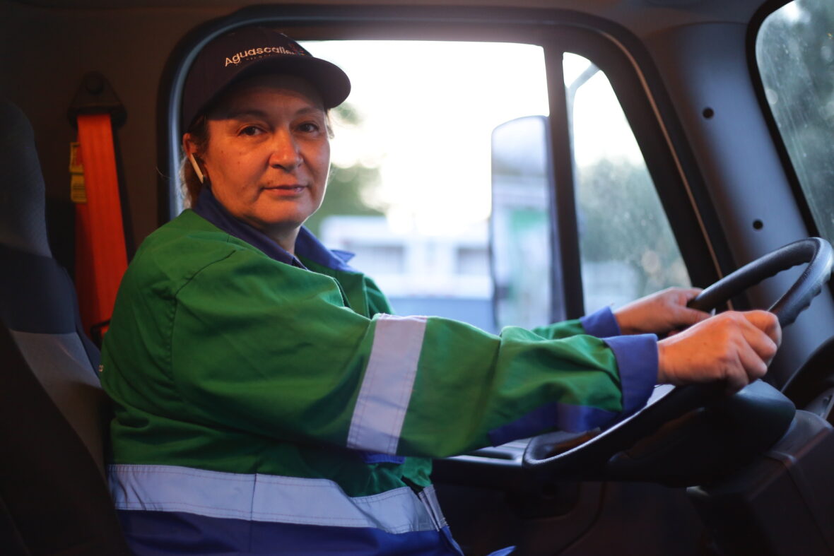 20221019182712 IMG 4602 scaled Sara es la primera conductora de un camión recolector de basura en el municipio de Aguascalientes