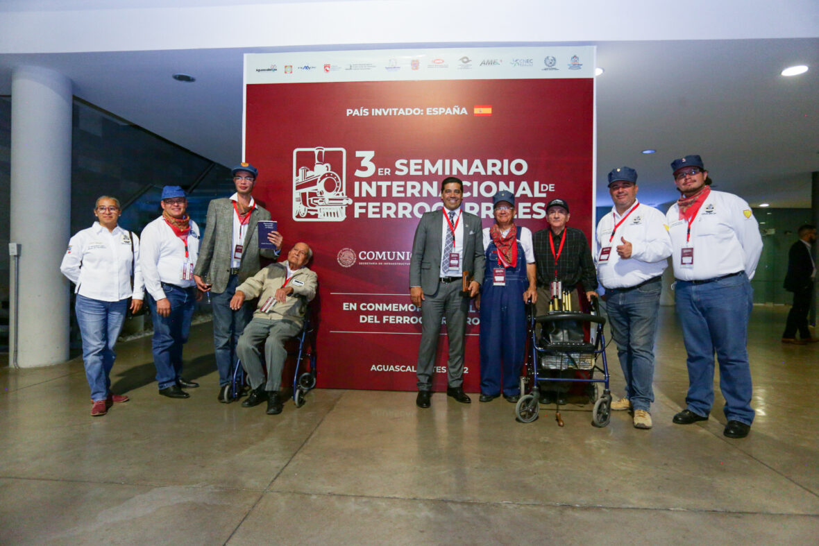 20221103213307 IMG 8221 scaled Leonardo Montañez presente en el Seminario Internacional de Ferrocarriles Aguascalientes 2022
