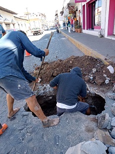 subcolector juarez1 Atiende SEAPAL ruptura del subcolector Juárez