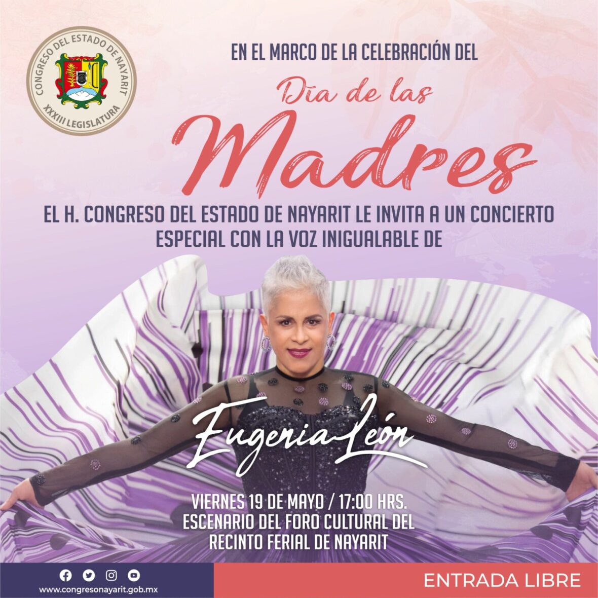 Comunicado Listo el concierto de Eugenia Leon 17 mayo 2023 scaled Listo el concierto de Eugenia León