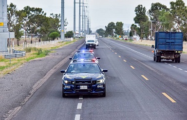 polciia estatal Policía de carreteras fortalece la seguridad en las vías de comunicación en la entidad