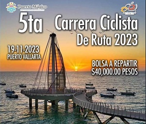 ruta ciclista 2 Anuncian la 5ª Carrera Ciclista de Ruta Puerto Vallarta 2023