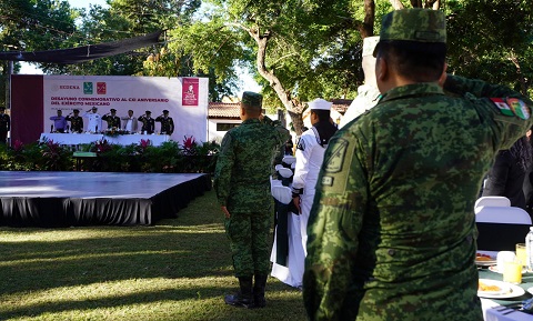 aniversario ejercito Conmemoran el CXI aniversario del Ejército Mexicano