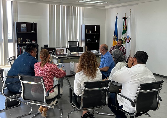 reunion virtual Ayuntamiento y Secretaría de Cultura trabajan en la protección del Centro de la ciudad