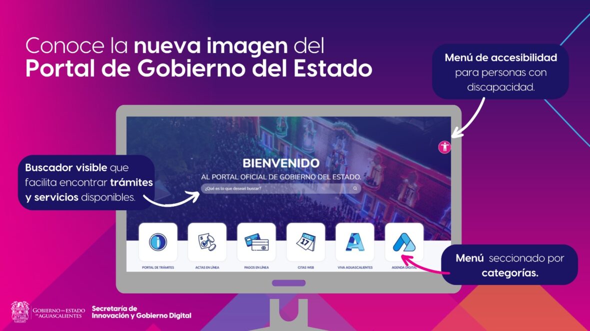 1 4 scaled NUEVO SITIO WEB DEL GOBIERNO DEL ESTADO PERMITE REALIZAR TRÁMITES CON MAYOR FACILIDAD