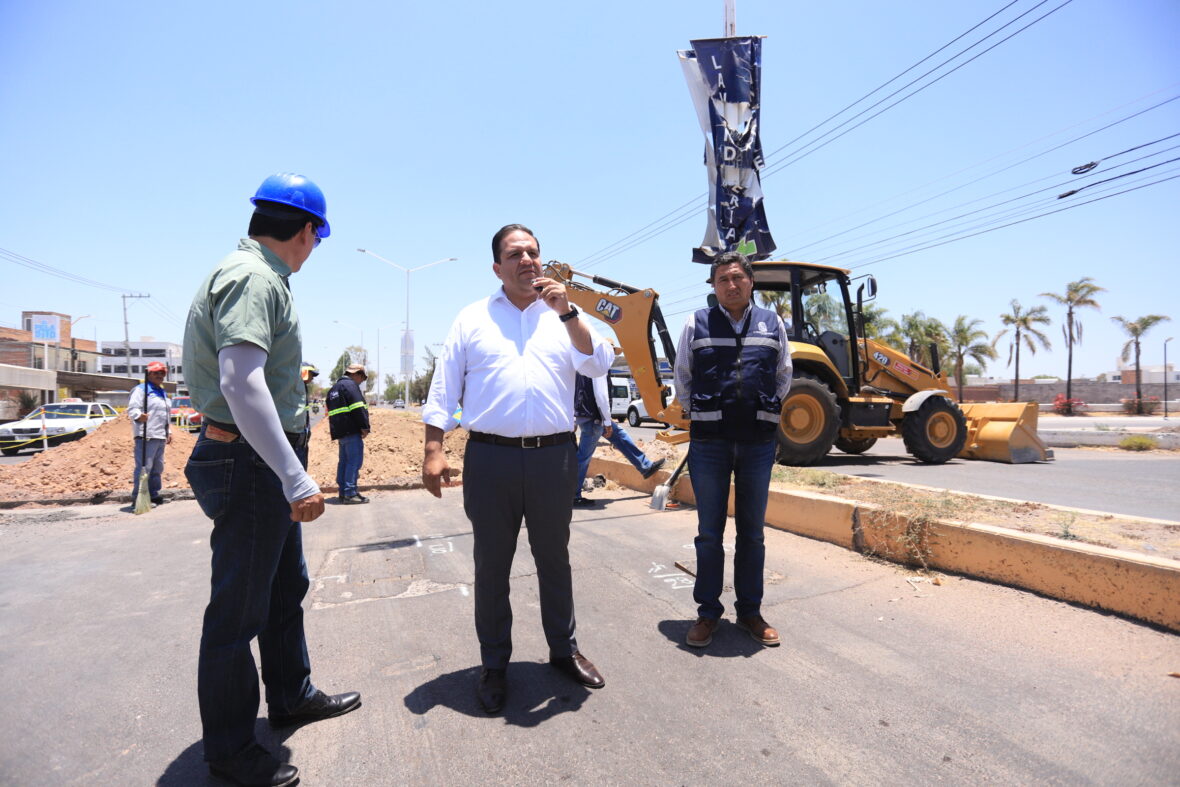 IMG 3066 scaled AVISO VIAL: CIERRE PARCIAL DE AVENIDA ABELARDO RODRÍGUEZ POR INSTALACIÓN DE TUBERÍA DE AGUA POTABLE