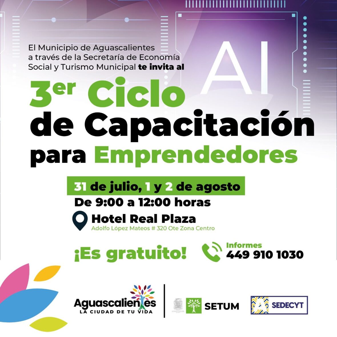 3er Ciclo Emprendedores1 scaled MUNICIPIO CONVOCA A SER PARTE DEL TERCER CICLO DE CAPACITACIÓN PARA EMPRENDEDORES