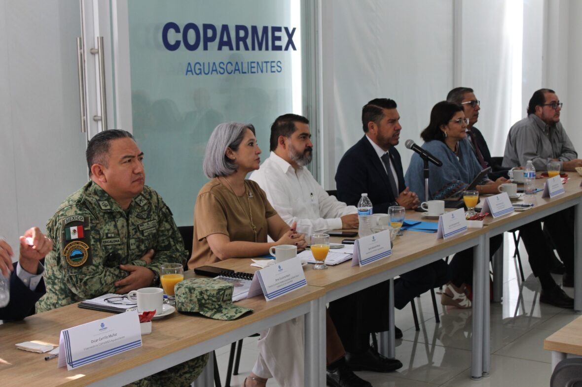 13 3 scaled LA SEGURIDAD DE AGUASCALIENTES ES CLAVE PARA PROPICIAR EL CRECIMIENTO ECONÓMICO EN EL ESTADO: COPARMEX