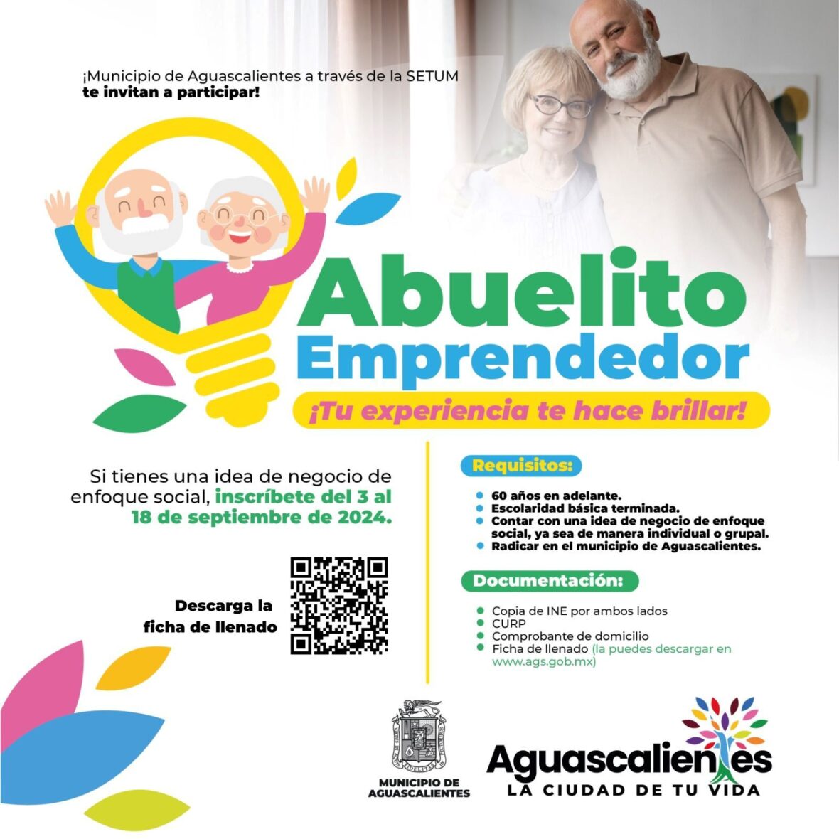 ABUELITO EMPRENDEDOR OK scaled INVITA MUNICIPIO A PARTICIPAR EN LA CONVOCATORIA «ABUELITO EMPRENDEDOR»