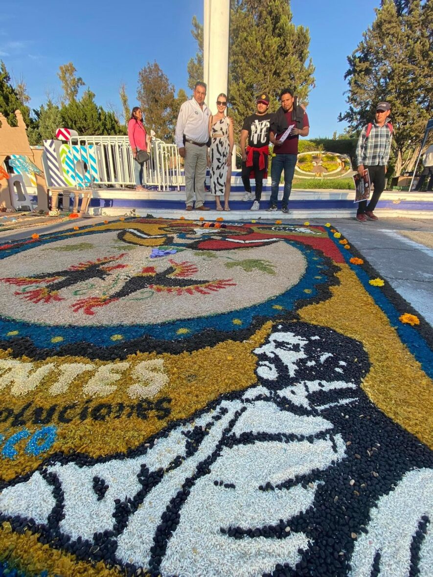 30 1 scaled HABRÁ CONCURSO DE TAPETES DE ASERRÍN POR EL DÍA DE MUERTOS EN EL PARQUE RODOLFO LANDEROS