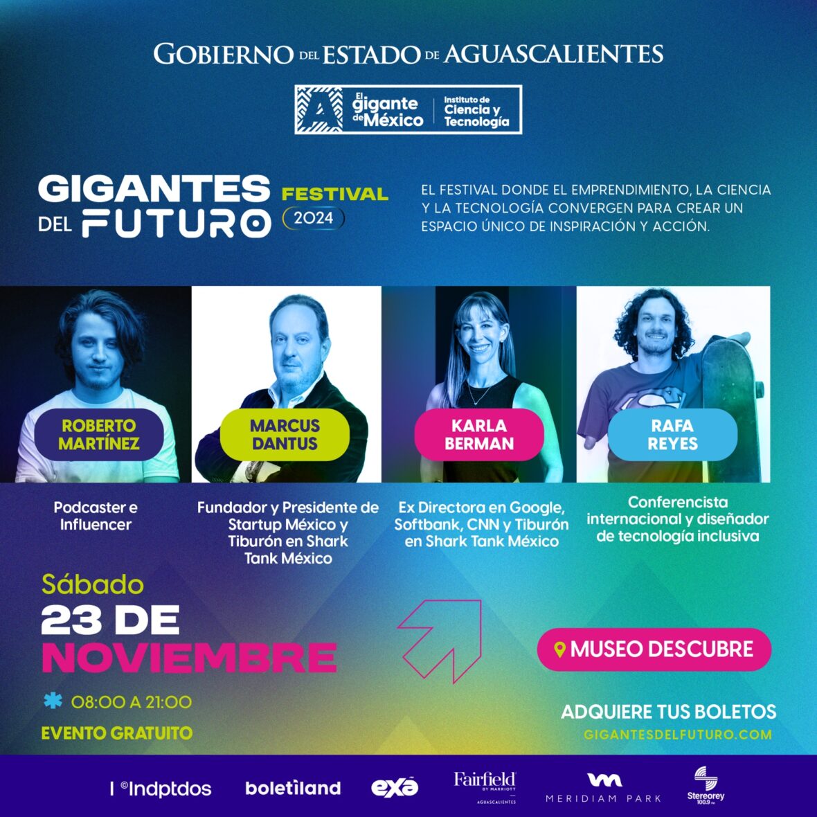 39 scaled MARCUS DANTUS, KARLA BERMAN Y ROBERTO MARTÍNEZ EN AGUASCALIENTES; LA ENTRADA ES GRATUITA