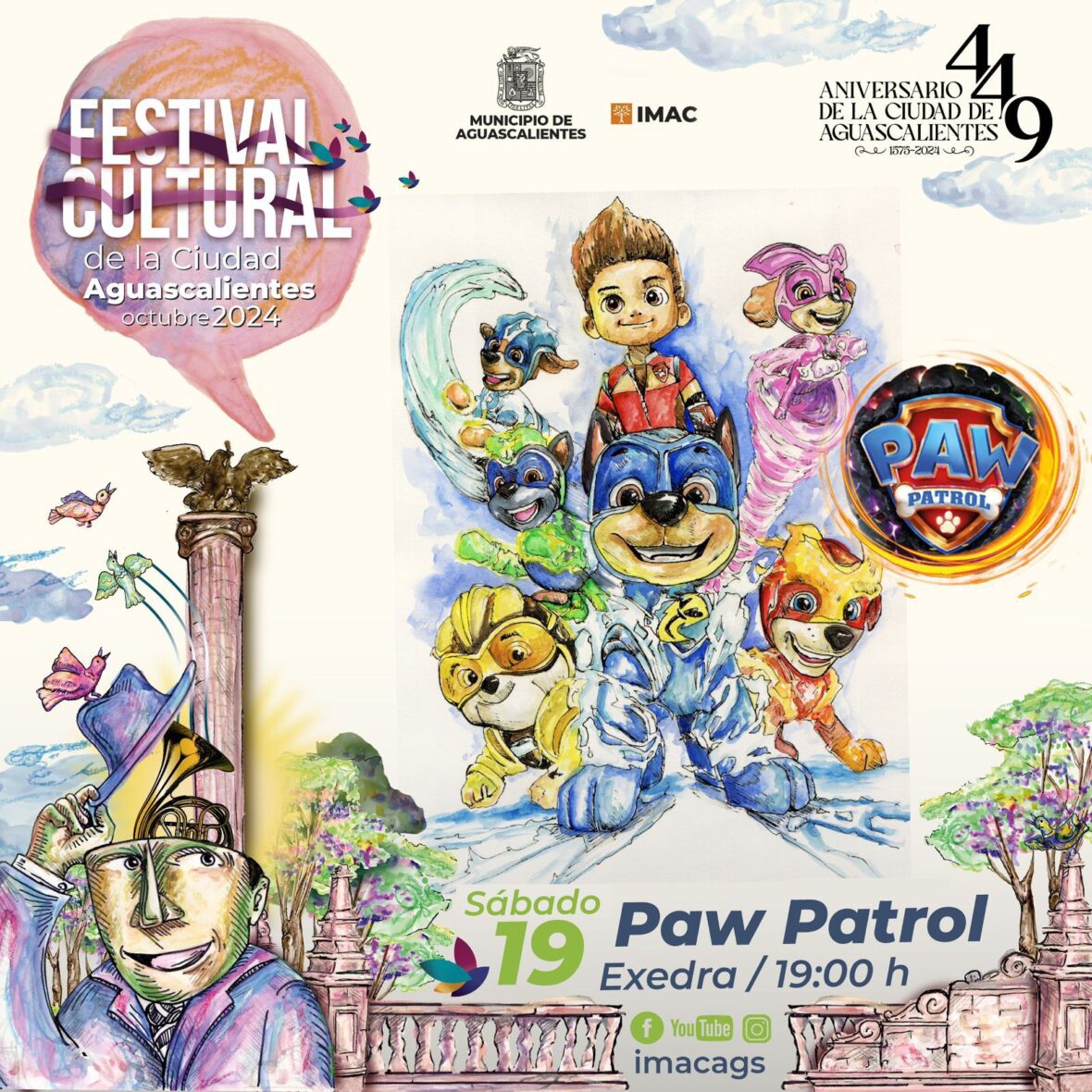 IMG 20241019 WA0014 scaled INVITA MUNICIPIO A DISFRUTAR DEL ESPECTÁCULO DE PAW PATROL ESTE SÁBADO 19 DE OCTUBRE