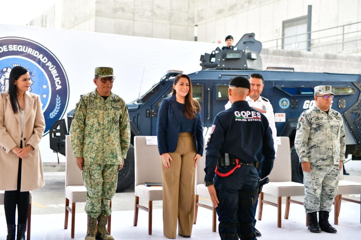 3 1 scaled CON MÁS EQUIPAMIENTO Y NUEVAS TECNOLOGÍAS, TERE JIMÉNEZ FORTALECE EL BLINDAJE AGUASCALIENTES