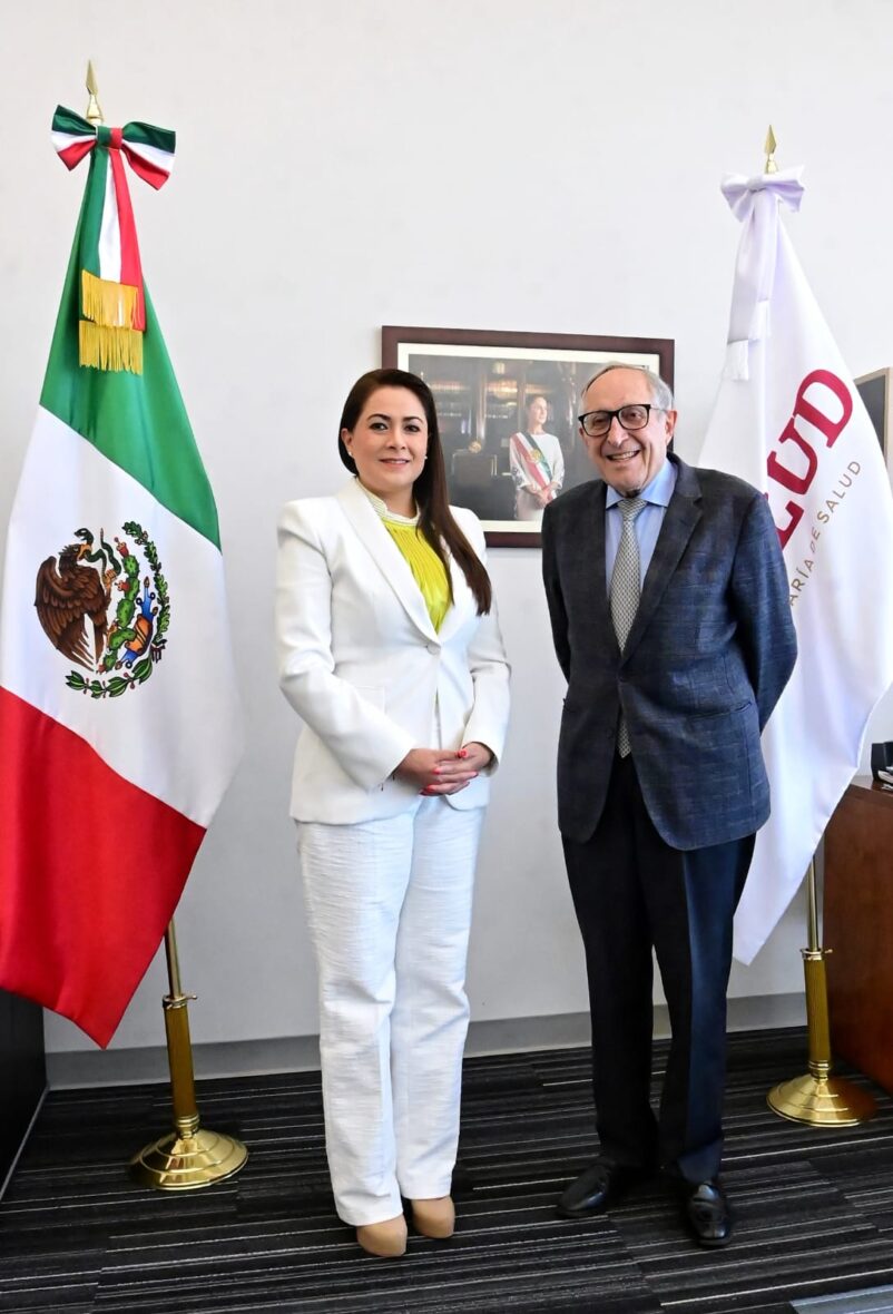 63 scaled SE REÚNE TERE JIMÉNEZ CON DAVID KERSHENOBICH, SECRETARIO DE SALUD FEDERAL, EN LA CDMX