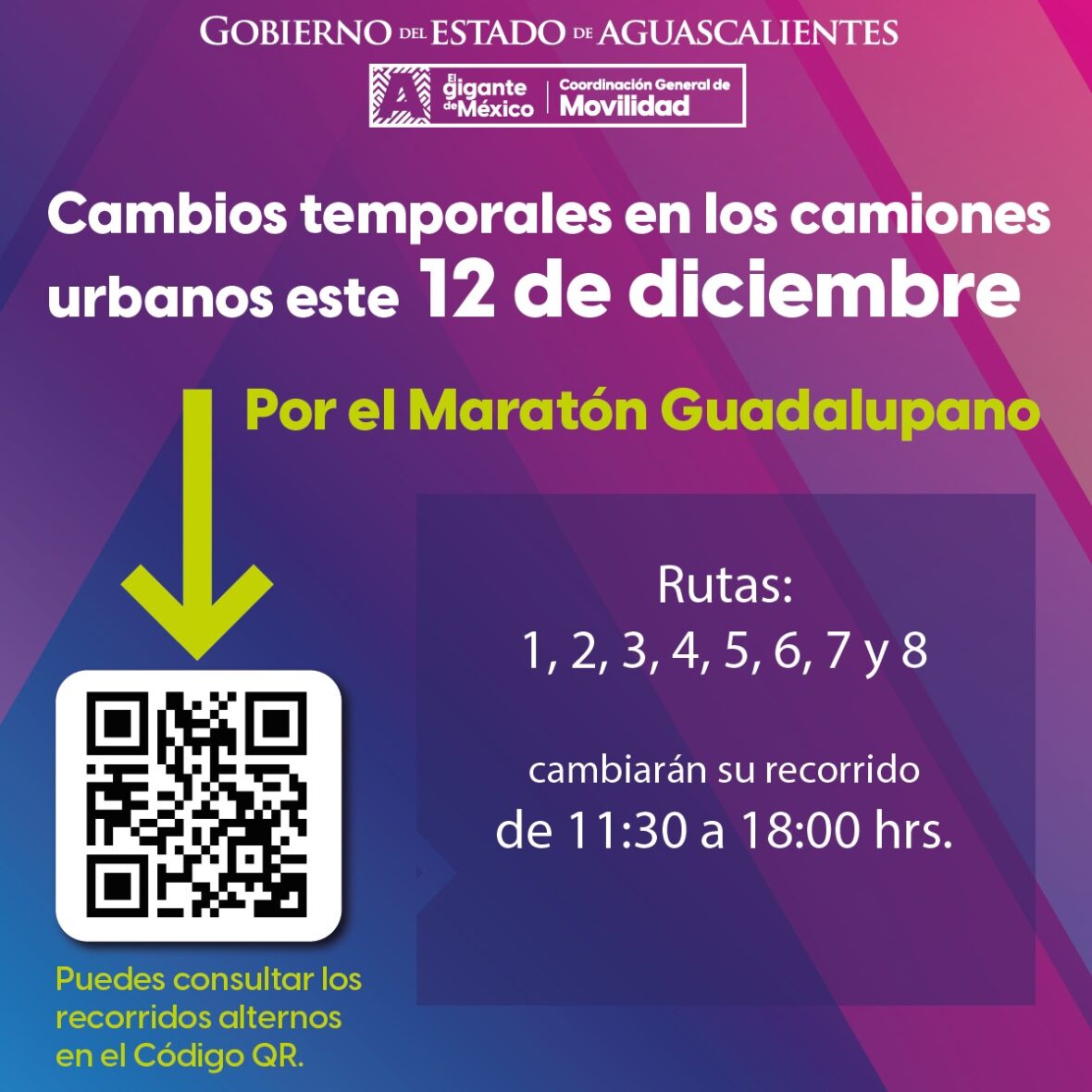 15 1 scaled CAMBIO TEMPORAL EN RUTAS DE CAMIONES POR MARATÓN GUADALUPANO ESTE 12 DE DICIEMBRE