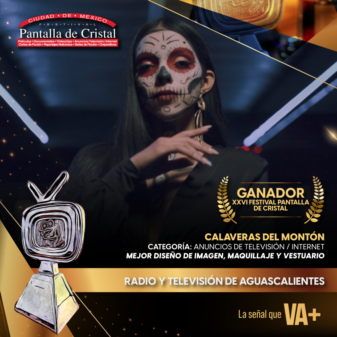 1 RADIO Y TELEVISIÓN DE AGUASCALIENTES SE LLEVA CUATRO PREMIOS Y TRES MENCIONES ESPECIALES EN FESTIVAL NACIONAL