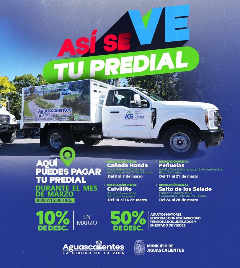 ASI SE VE TU PREDIAL DELEG RURALES MARZO PAGO DE PREDIAL SE PUEDE HACER EN DELEGACIONES URBANAS Y RURALES