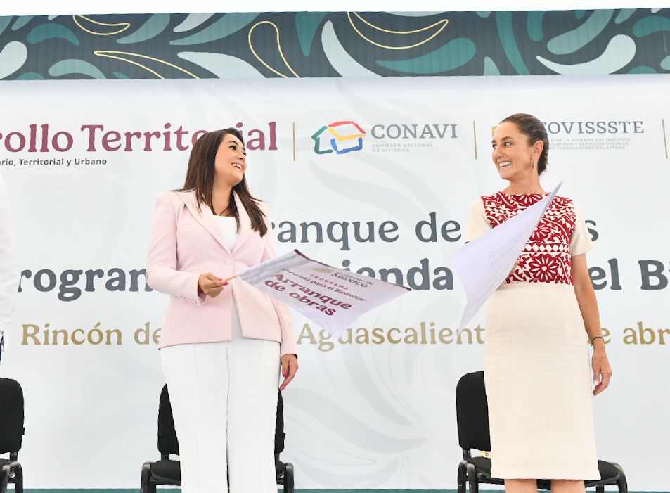 17 2 TERE JIMÉNEZ Y CLAUDIA SHEINBAUM IMPULSAN PROGRAMAS SOCIALES EN BENEFICIO DE AGUASCALIENTES