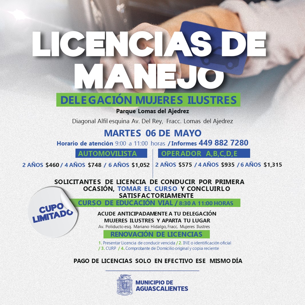 Imagen de WhatsApp 2025 05 02 a las 12.11.19 815e29f5 NUEVA JORNADA DE RENOVACIÓN DE LICENCIAS DE MANEJO