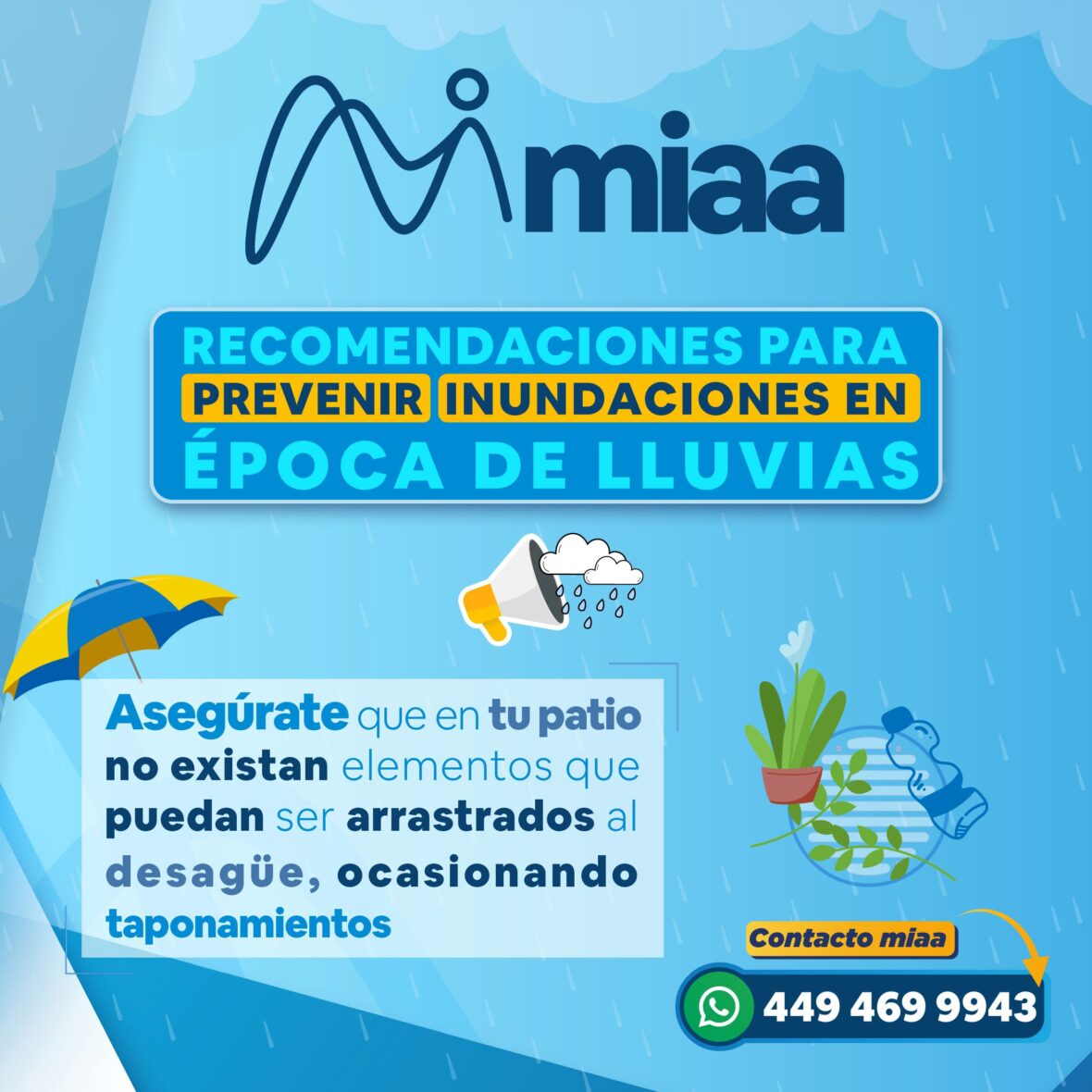infografia 2 Mesa de trabajo 1 copia 29 scaled EMITE MIAA RECOMENDACIONES A LA CIUDADANÍA PARA PREVENIR INUNDACIONES EN ÉPOCA DE LLUVIAS