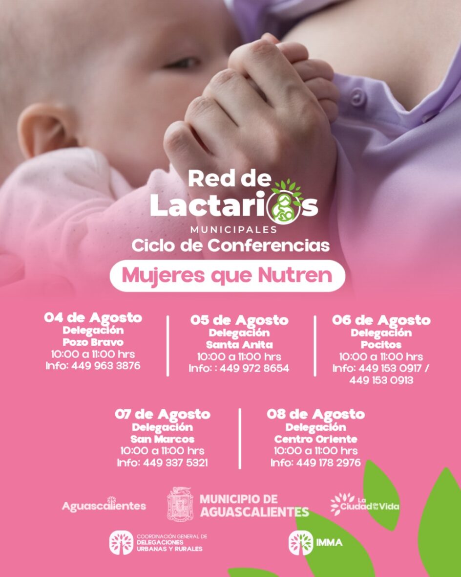 SEMANA NACIONAL DE LACTANCIA scaled PROMUEVE MUNICIPIO DERECHO A LA LACTANCIA MATERNA; OFRECE CICLO DE CONFERENCIAS EN DELEGACIONES