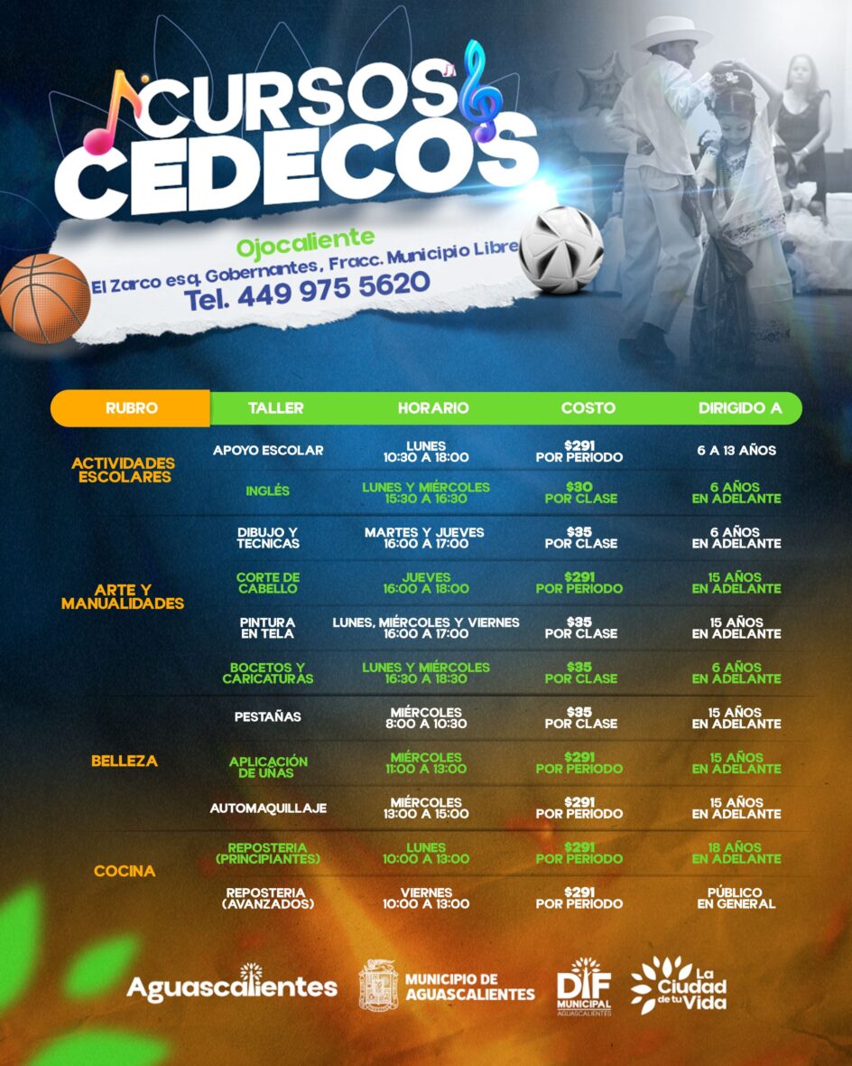 CURSO OJO2 scaled ANUNCIA DIF MUNICIPAL INSCRIPCIONES PARA CURSOS EN CENTROS DE DESARROLLO COMUNITARIO