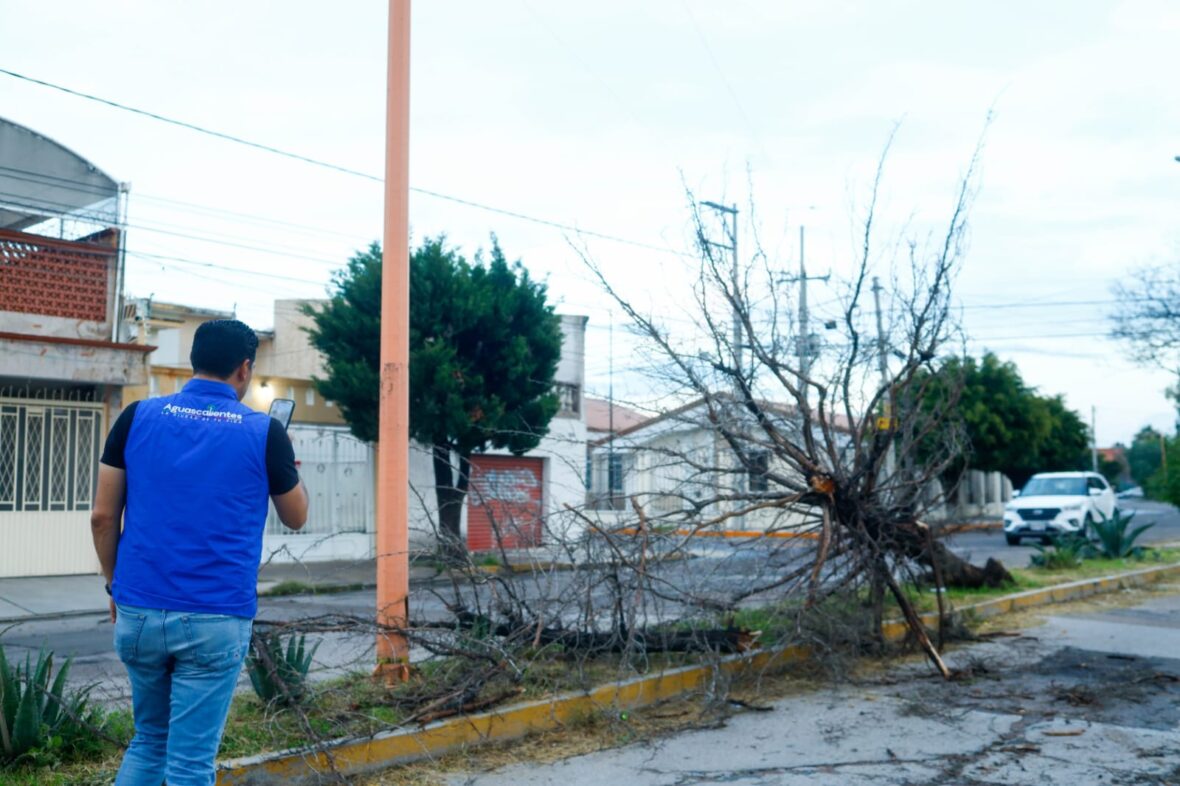 IMG 20250816 WA0487 scaled EL PRESIDENTE MUNICIPAL LEO MONTAÑEZ ATENTO A LAS AFECTACIONES POR INTENSAS LLUVIAS