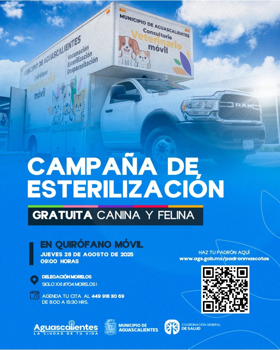 QM 28 Ago scaled EL QUIRÓFANO VETERINARIO MÓVIL LLEGARÁ A LA DELEGACIÓN MORELOS Y A LA COLONIA OLIVARES SANTANA