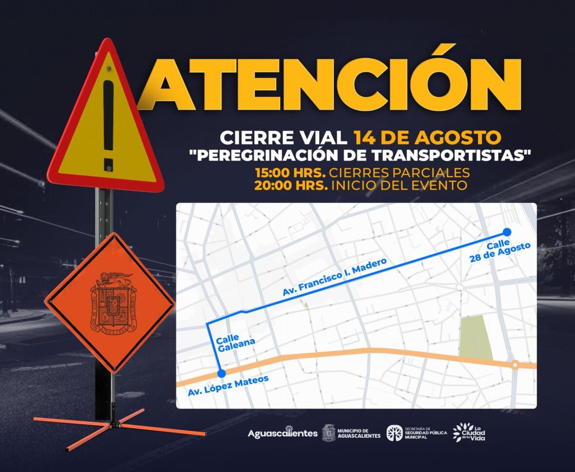 e84382de ed69 43bb a8cc 7515abf03f42 scaled ANUNCIA SEGURIDAD PÚBLICA MUNICIPAL CIERRES VIALES POR PEREGRINACIÓN DE TRANSPORTISTAS